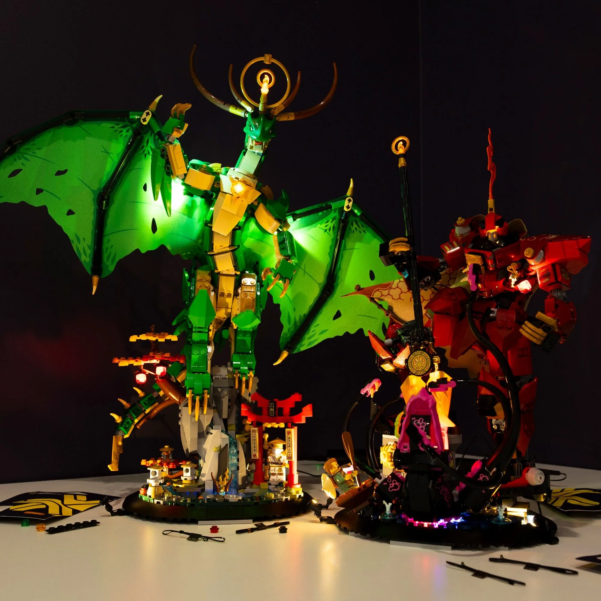 LEGO® NINJAGO The Fire Knight Mech #71846 DIY Light Bundle - Image 6