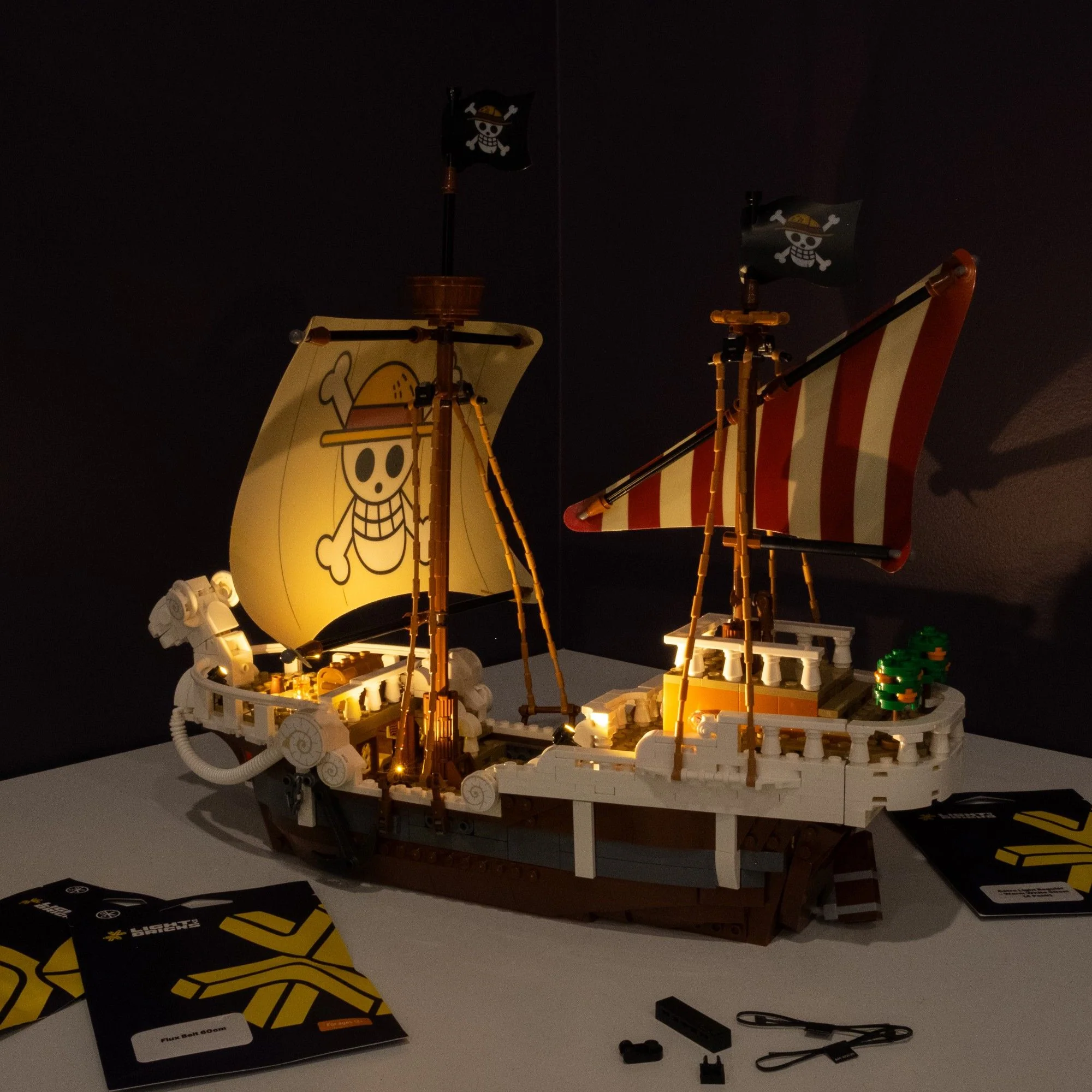 LEGO® ONE PIECE The Going Merry Pirate Ship #75639 DIY Light Bundle - Image 2