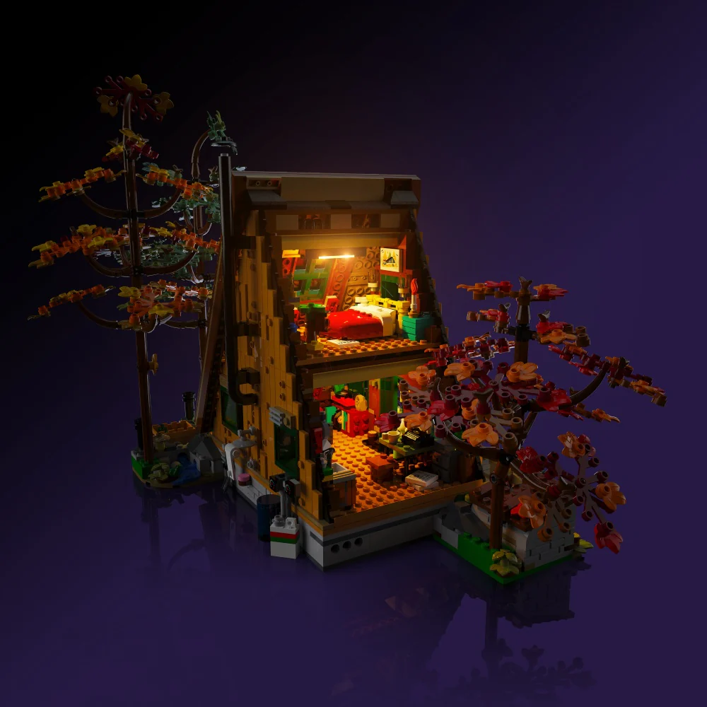 Light Kit for LEGO® A-Frame Cabin #21338 - Image 6