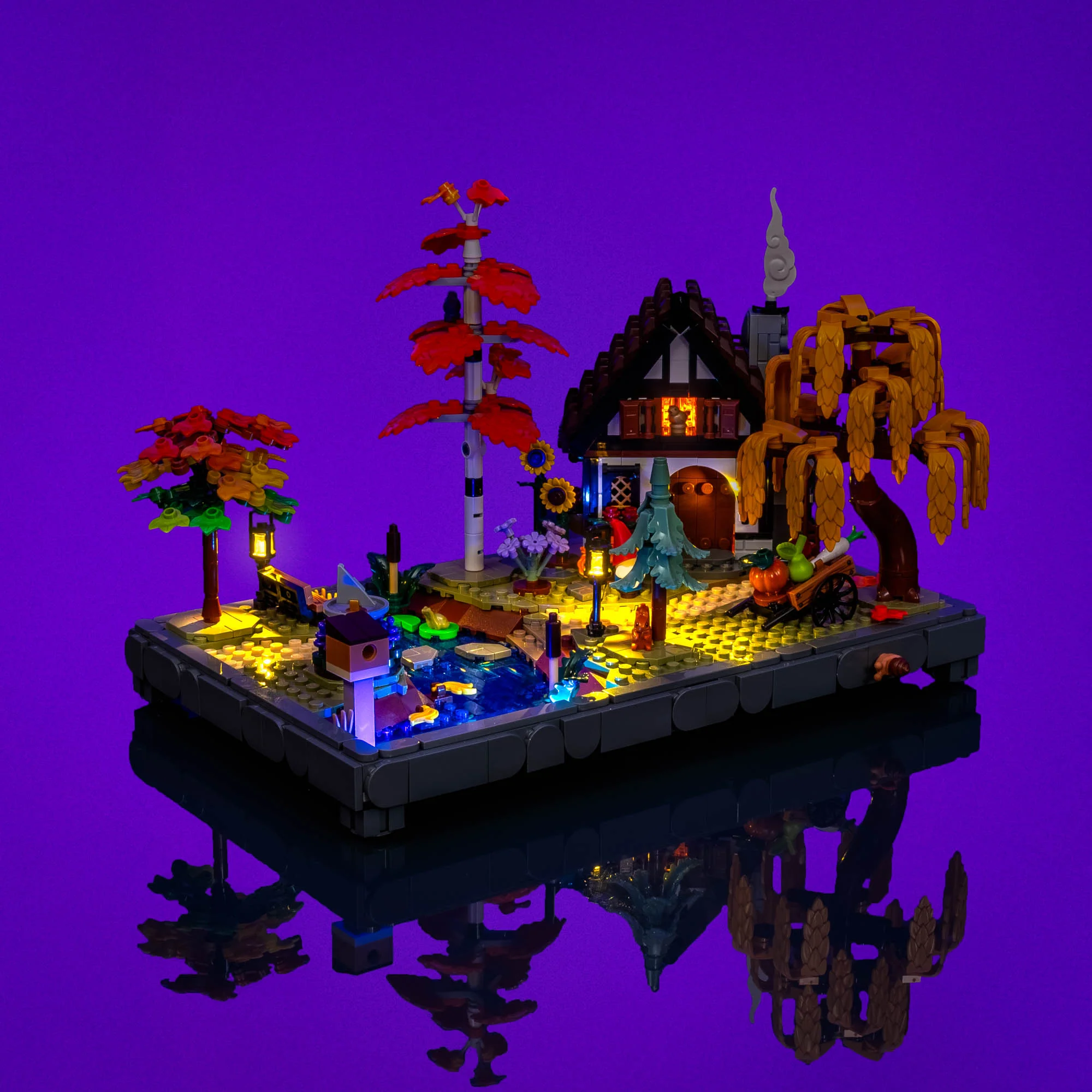 Light Kit for LEGO® Autumn Cottage Garden #11372 - Image 10