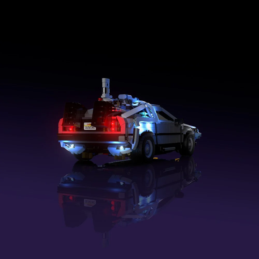 Light Kit for LEGO® Back to the Future Time Machine #10300 - Image 7