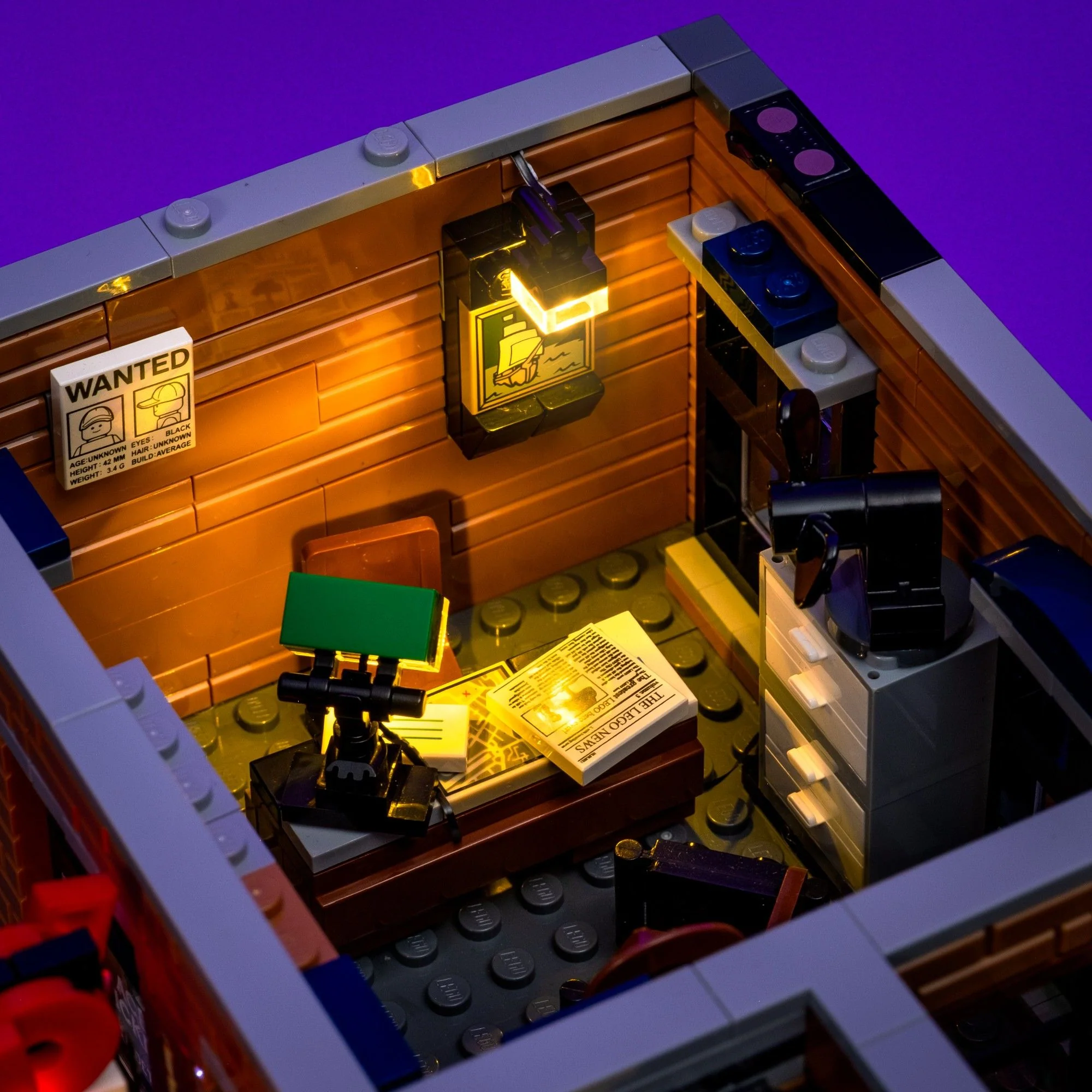 Light Kit for LEGO® Detective’s Office #10246 - Image 9
