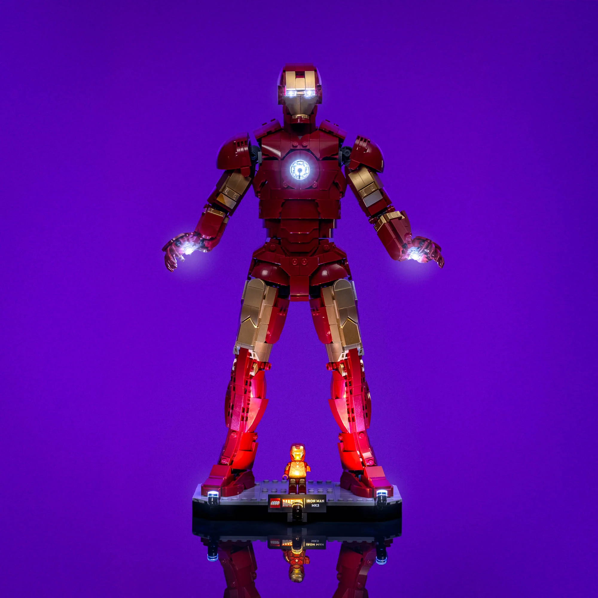 Light Kit for LEGO® Iron Man Mark 3 Collectors' Edition #76344 - Image 10