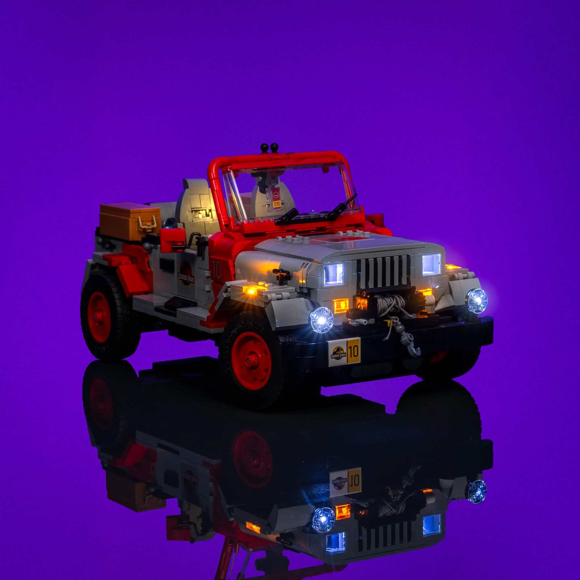 Light Kit for LEGO® Jurassic Park Jeep Wrangler #77984 - Image 10