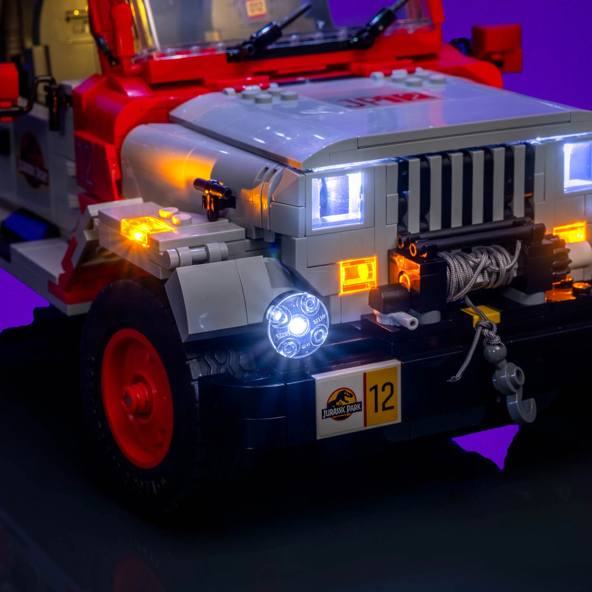 Light Kit for LEGO® Jurassic Park Jeep Wrangler #77984 - Image 3