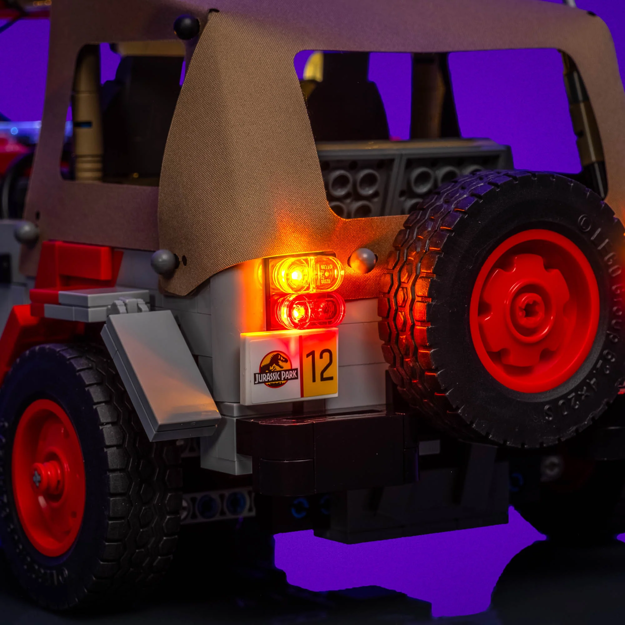 Light Kit for LEGO® Jurassic Park Jeep Wrangler #77984 - Image 7