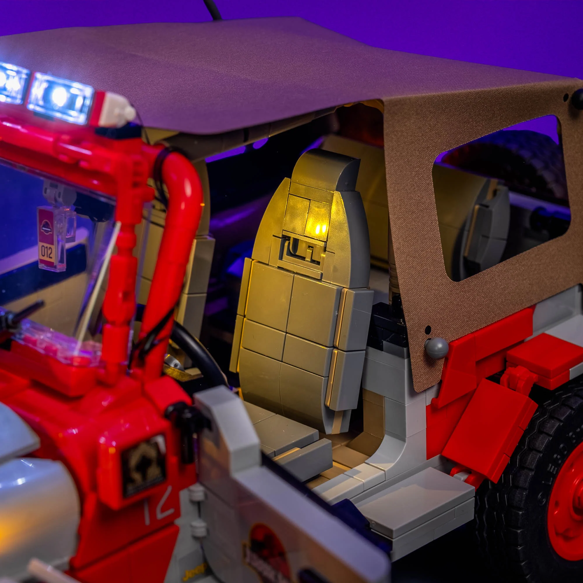 Light Kit for LEGO® Jurassic Park Jeep Wrangler #77984 - Image 8