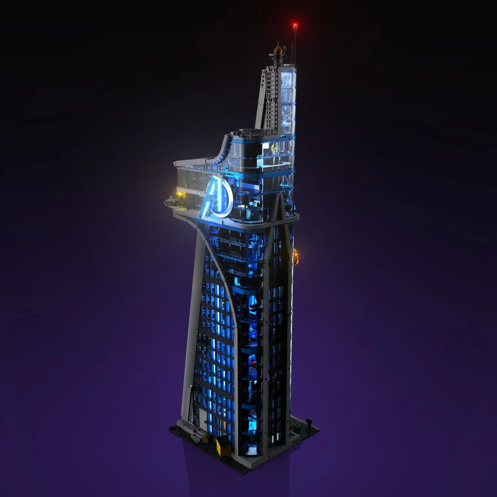 Light Kit for LEGO® Marvel Avengers Tower #76269 - Image 5