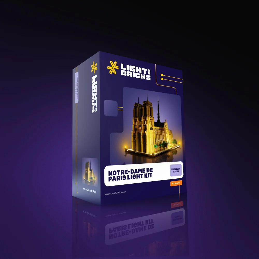 Light Kit for LEGO® Notre-Dame de Paris #21061 - Image 11