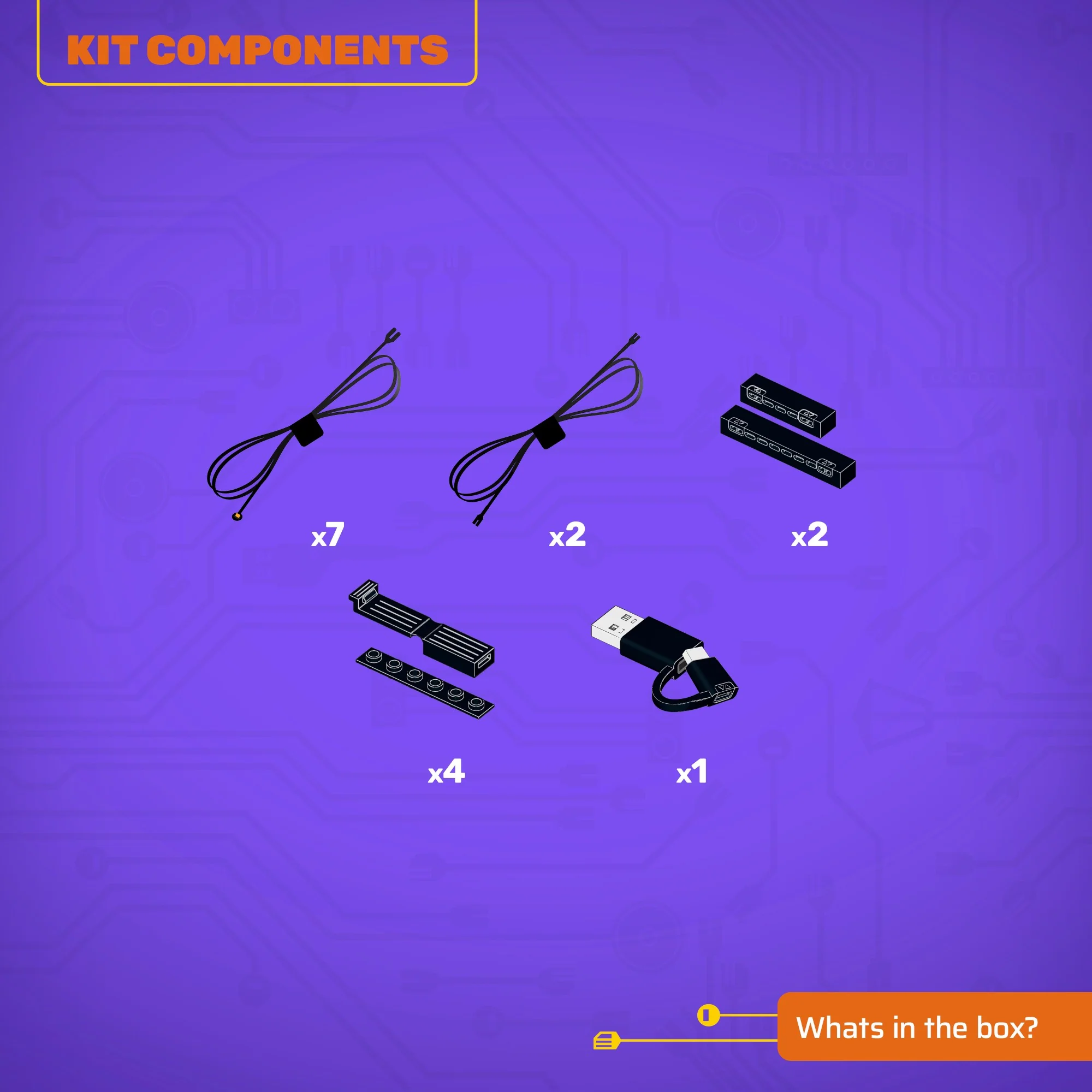 Light Kit for LEGO® Shelby Cobra 427 S/C #10357 - Image 2