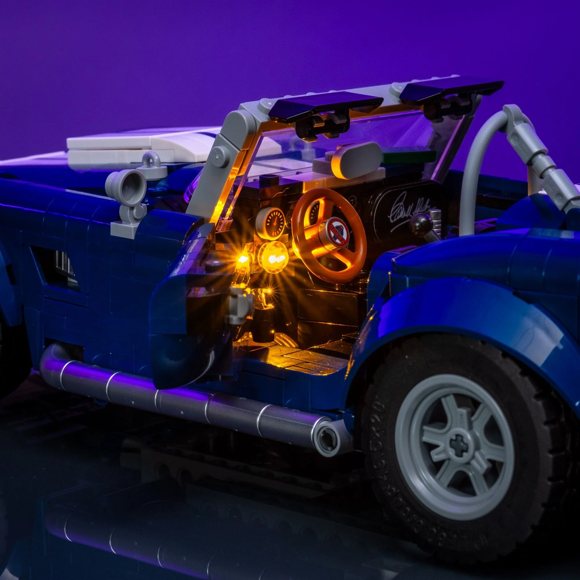 Light Kit for LEGO® Shelby Cobra 427 S/C #10357 - Image 7