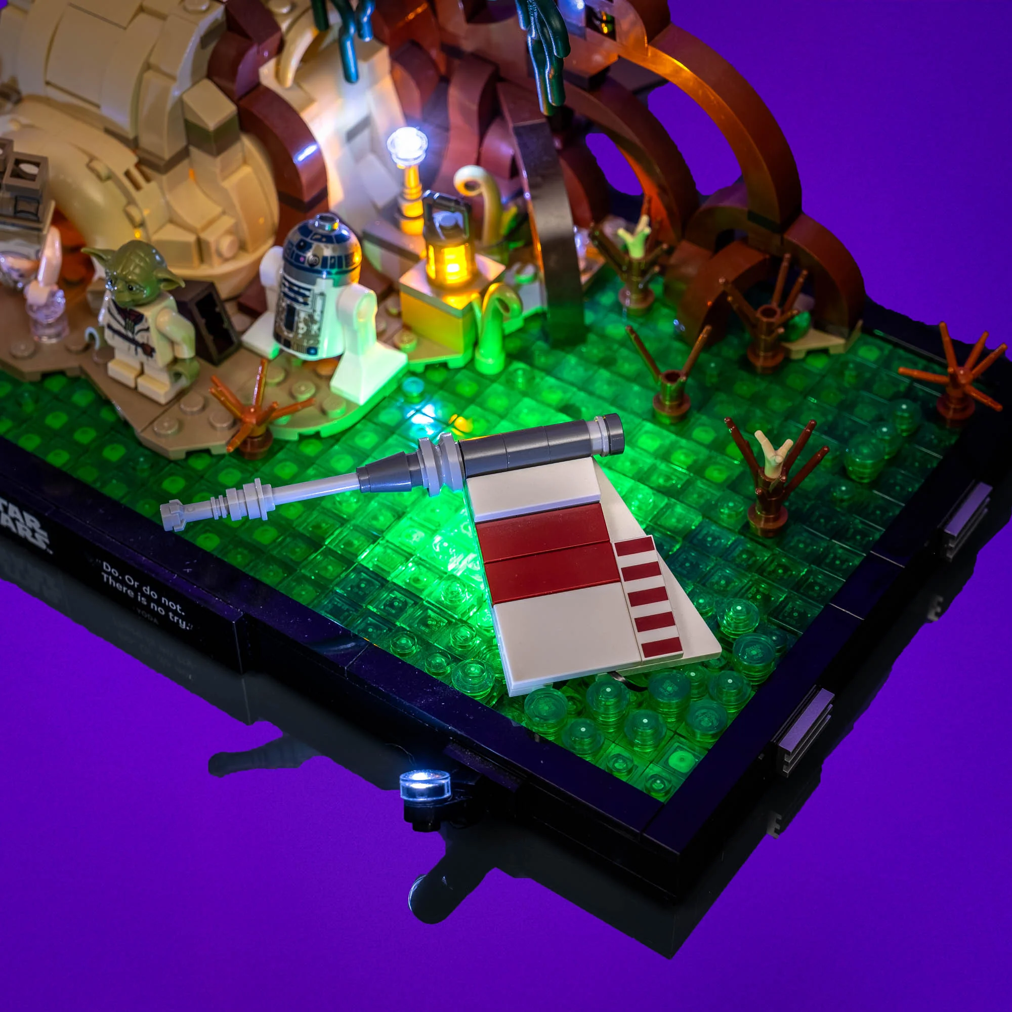 Light Kit for LEGO® Star Wars Dagobah Jedi Training Diorama #75330 - Image 4