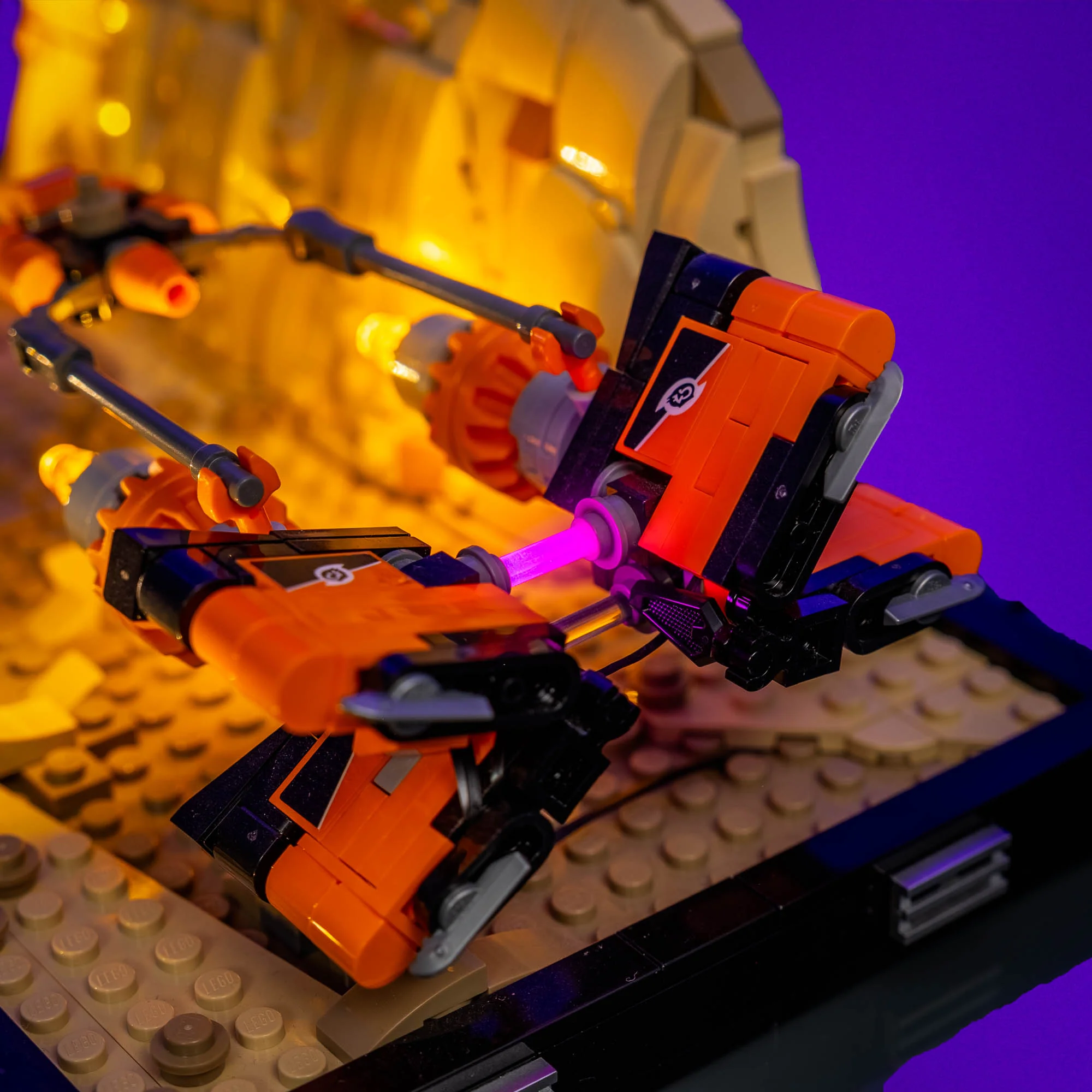 Light Kit for LEGO® Star Wars Mos Espa Podrace Diorama #75380 - Image 3