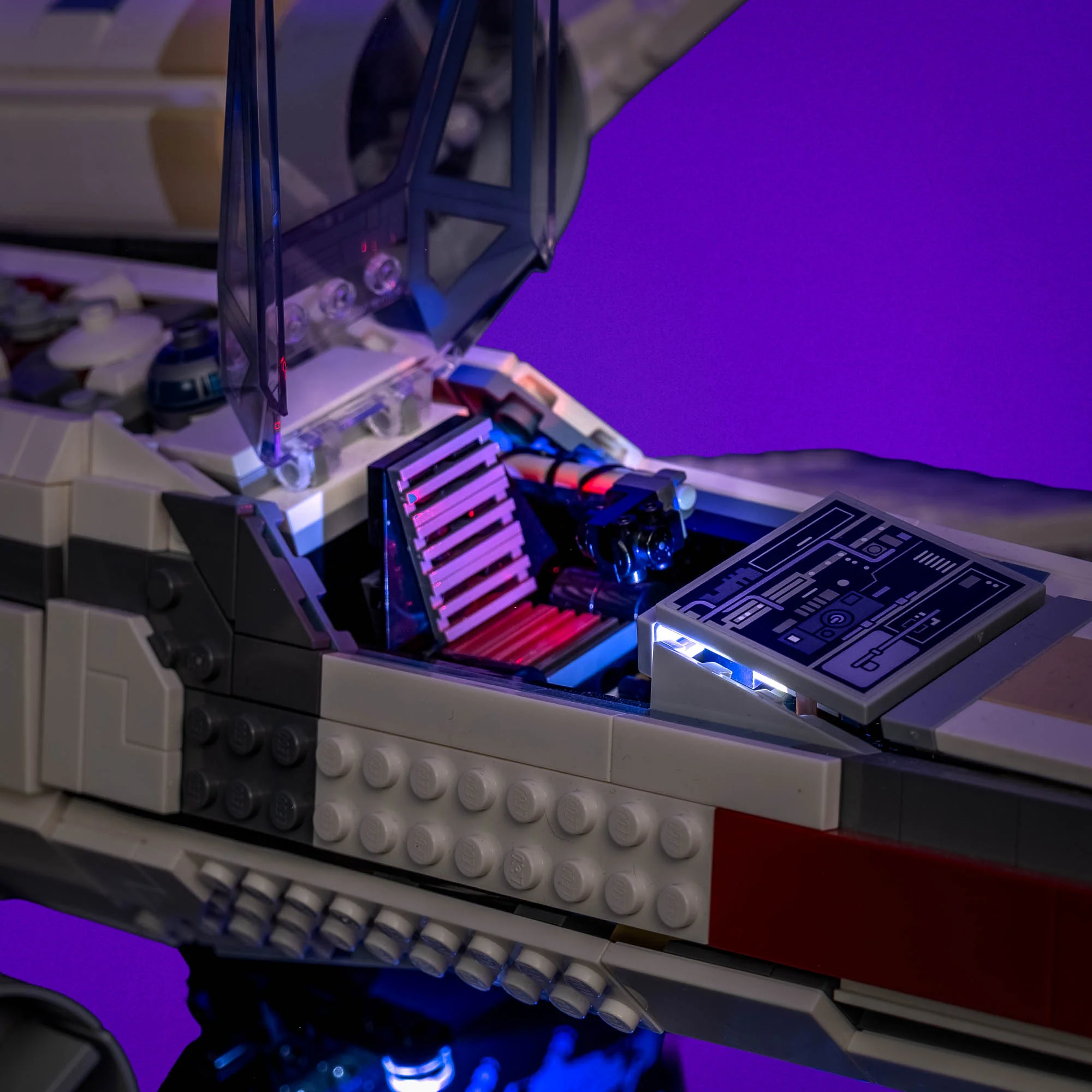 Light Kit for LEGO® Star Wars X-Wing Starfighter #75355 - Image 5