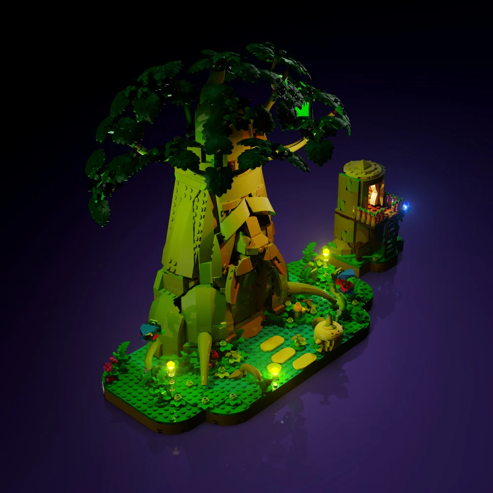 Light Kit for LEGO® The Legend of Zelda Great Deku Tree 2-in-1 #77092 - Image 8