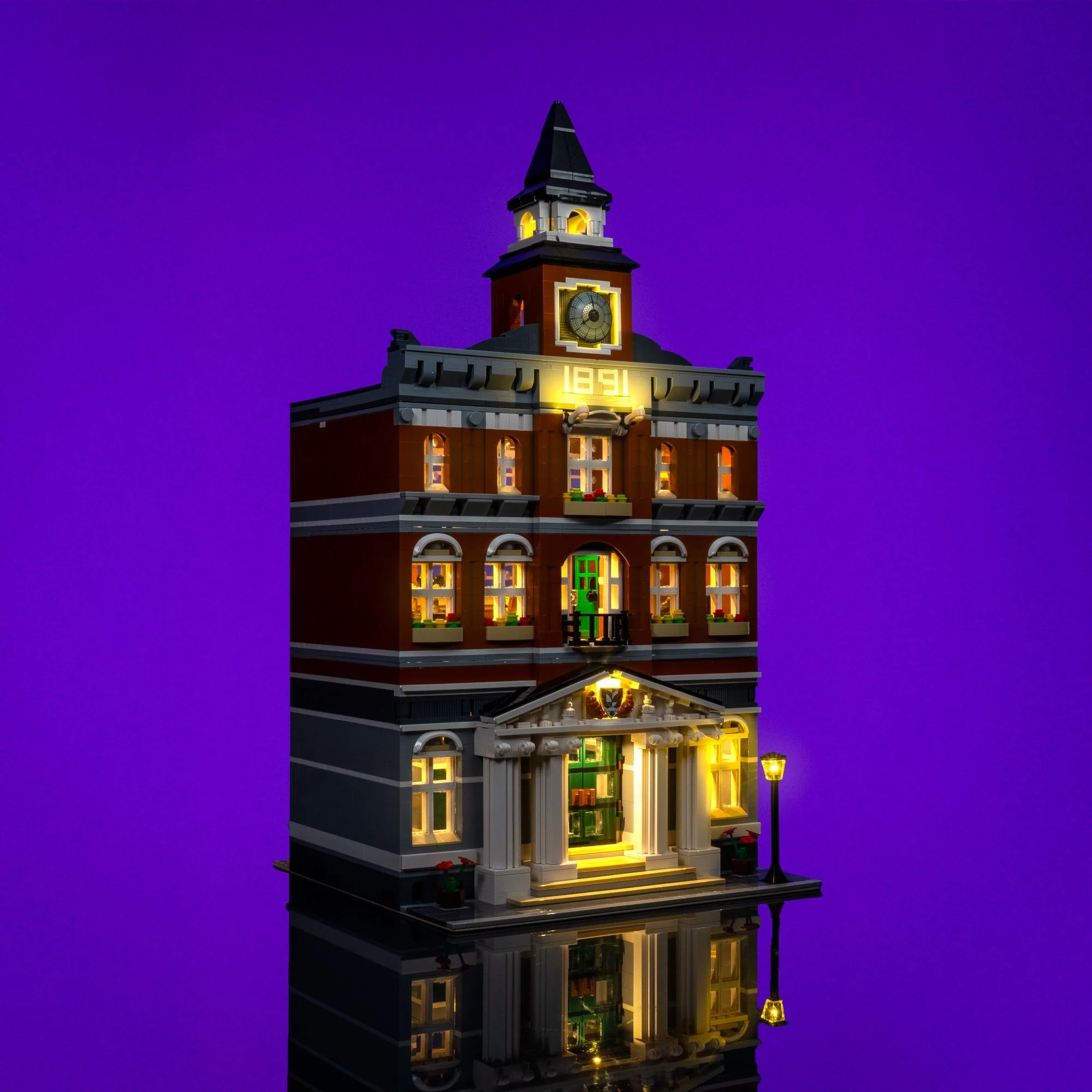 Light Kit for LEGO® Town Hall #10224 - Image 6