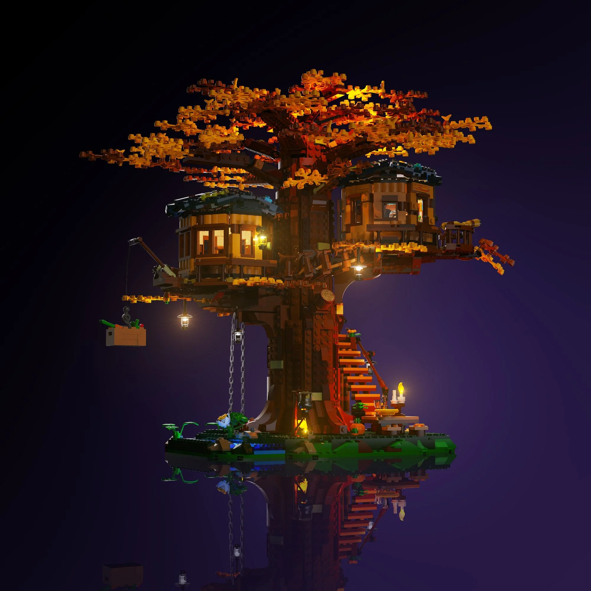 Light Kit for LEGO® Tree House #21318 - Image 12