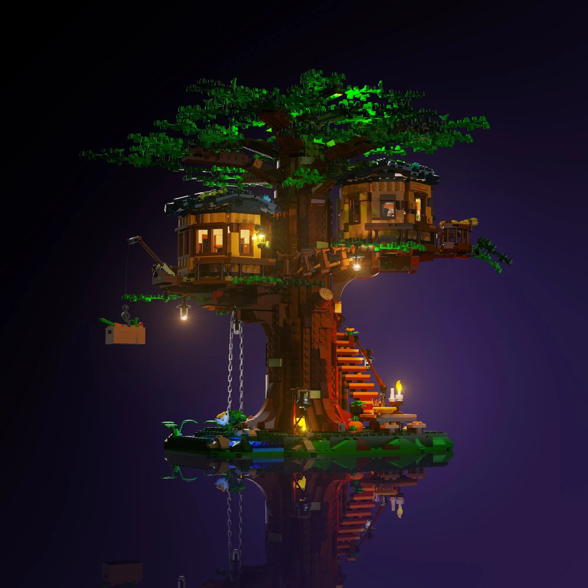 Light Kit for LEGO® Tree House #21318 - Image 15