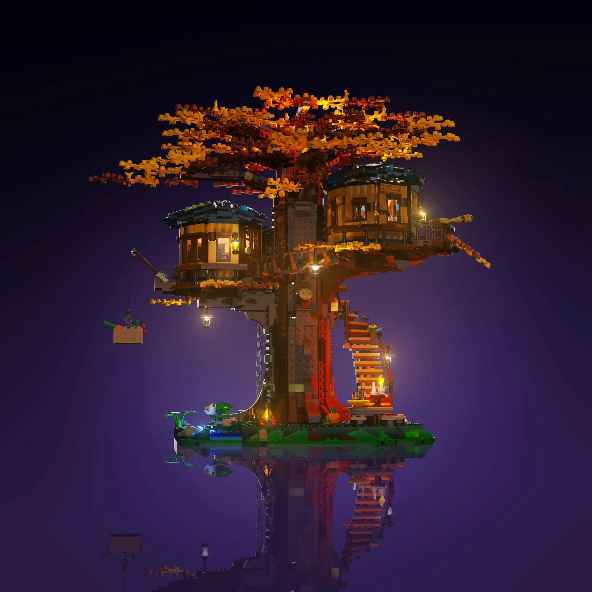 Light Kit for LEGO® Tree House #21318 - Image 5
