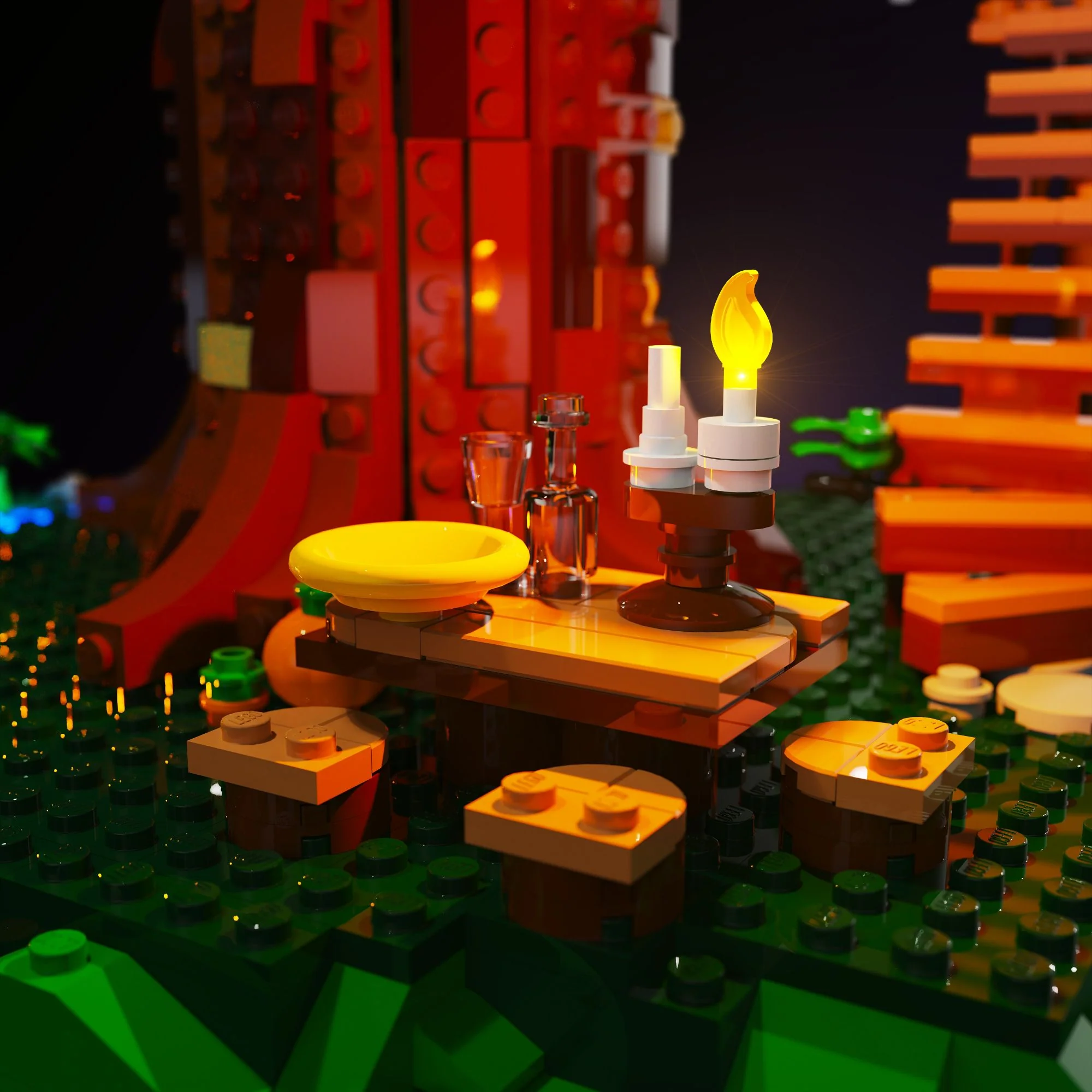 Light Kit for LEGO® Tree House #21318 - Image 9