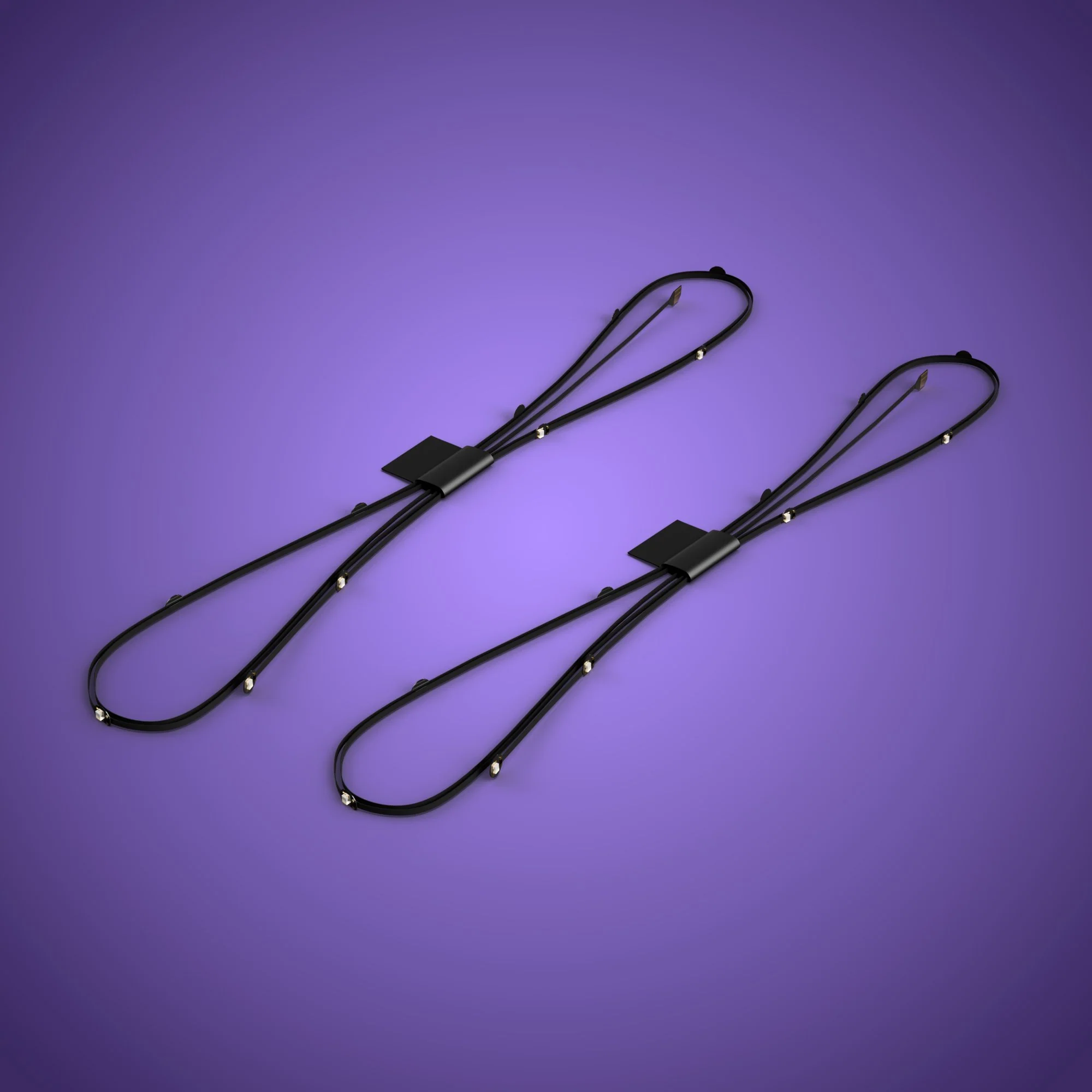 Astro Light String 10 LEDs (Black) - Multi Colour 30cm (2 Pack) - Image 2