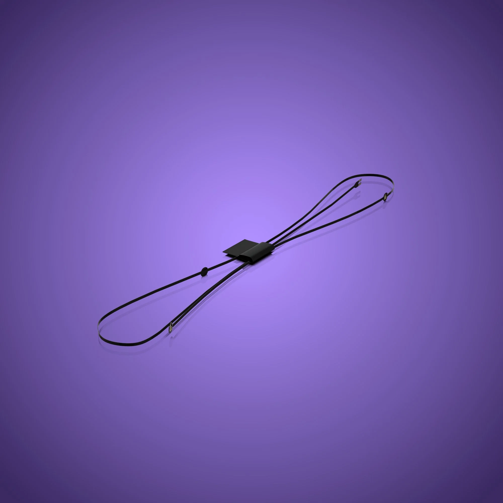 Astro Light String 3 LEDs Fork End - Light Blue 6.6cm - Image 2