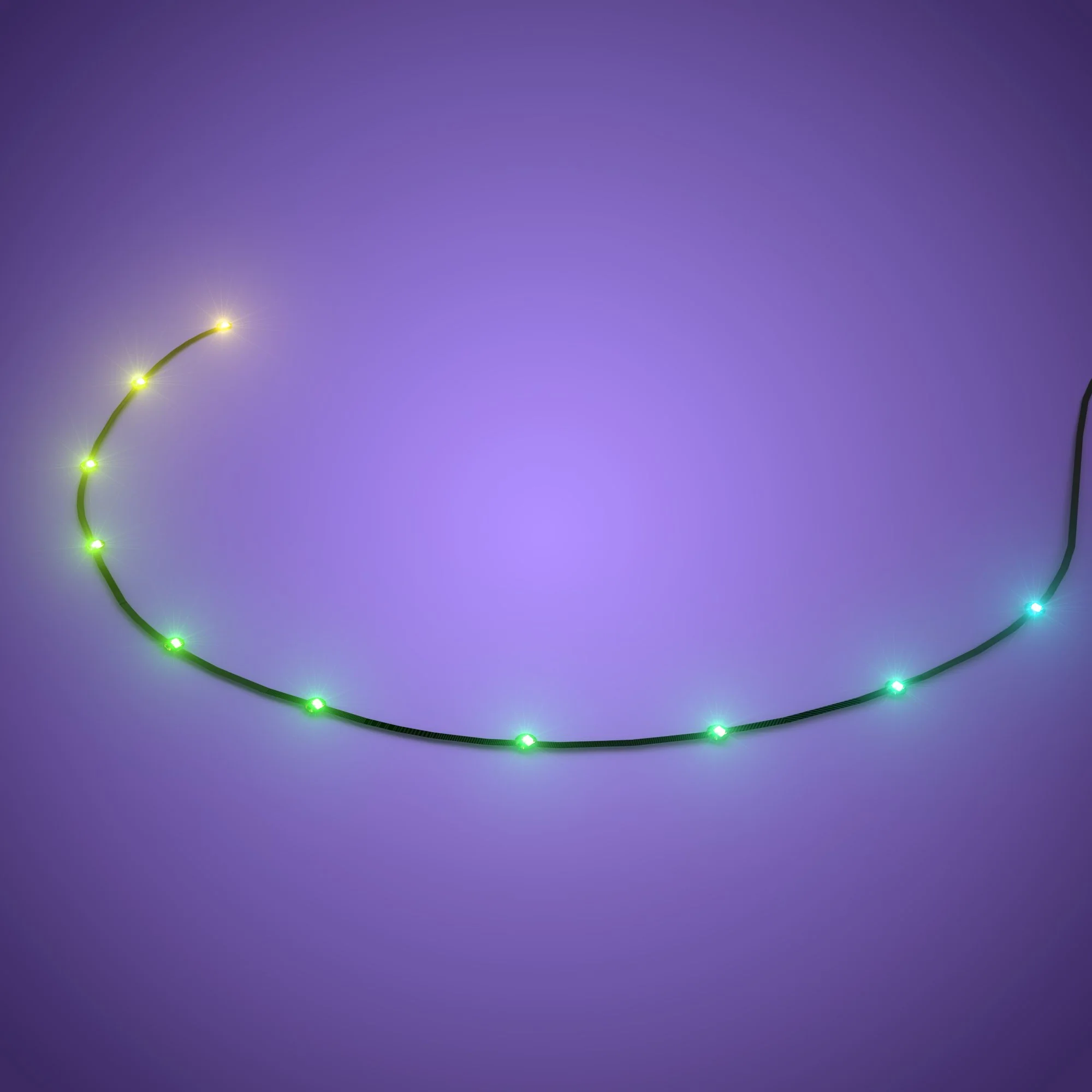 Astro Light String Blink Effect 10 LEDs - Multi-Colour 30cm (2 Pack)