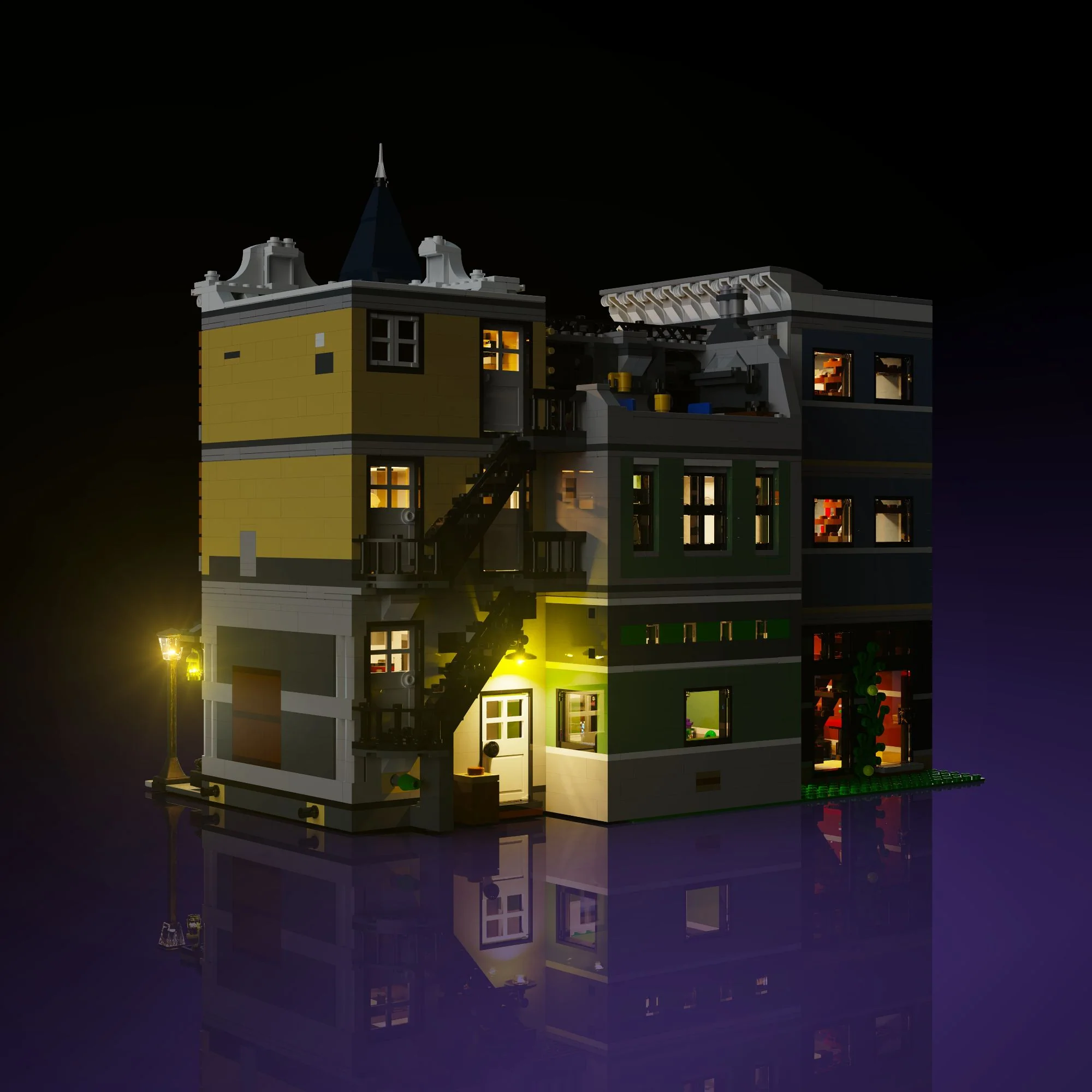Light Kit for LEGO® Assembly Square #10255 - Image 6