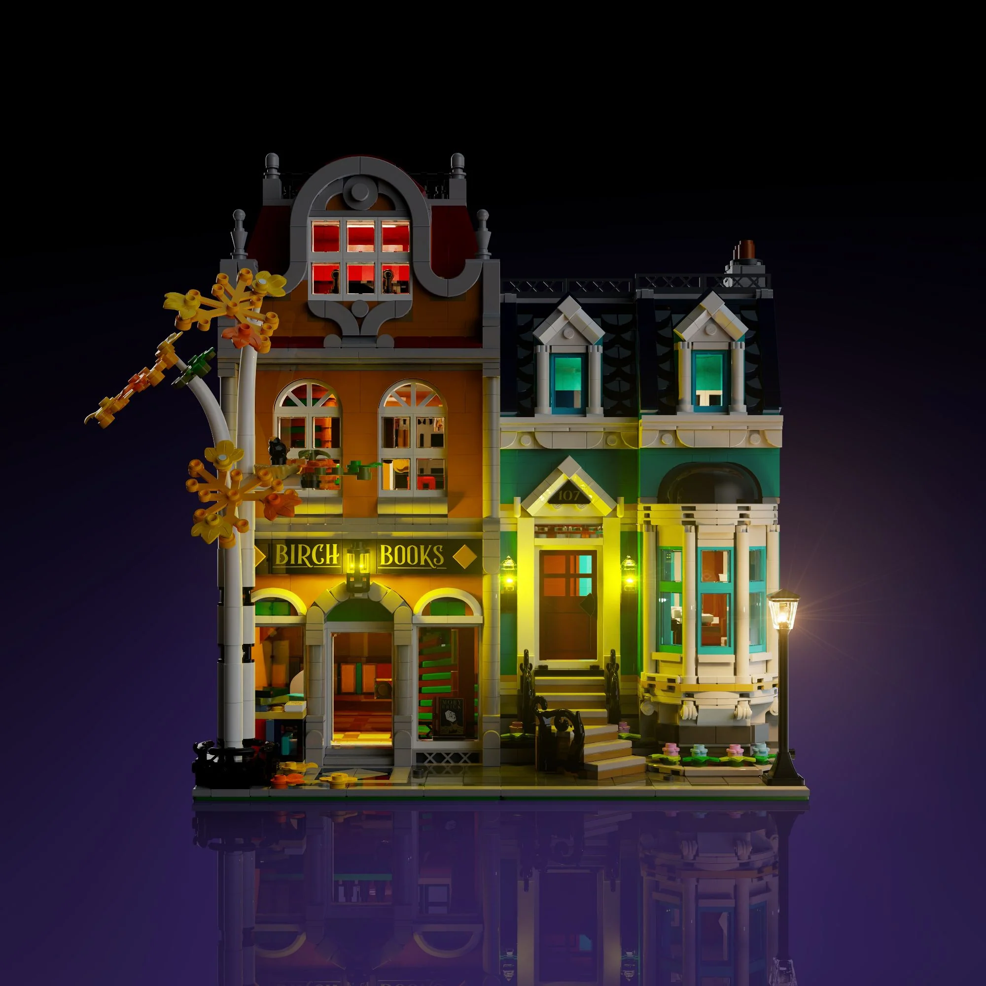Light Kit for LEGO® Bookshop #10270 - Image 5