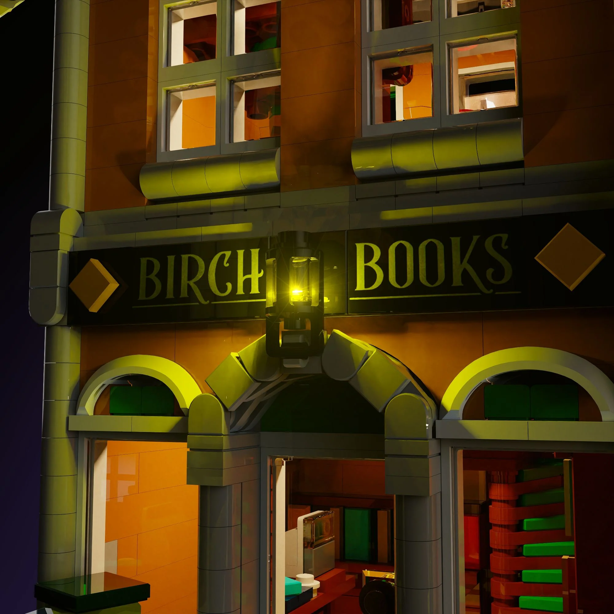 Light Kit for LEGO® Bookshop #10270 - Image 9