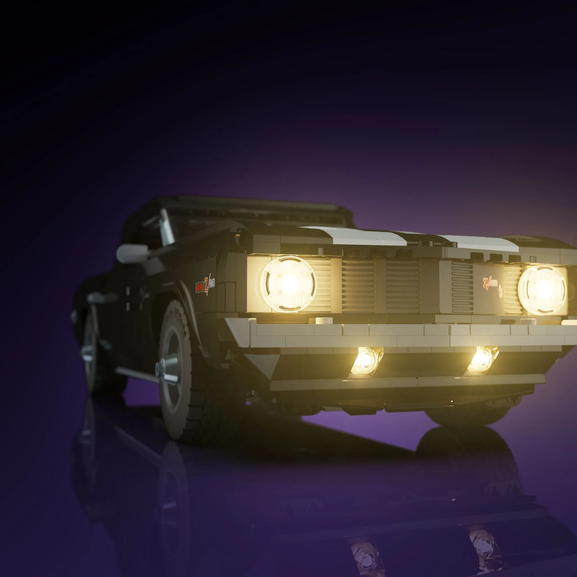 Light Kit for LEGO® Chevrolet Camaro Z28 #10304 - Image 9