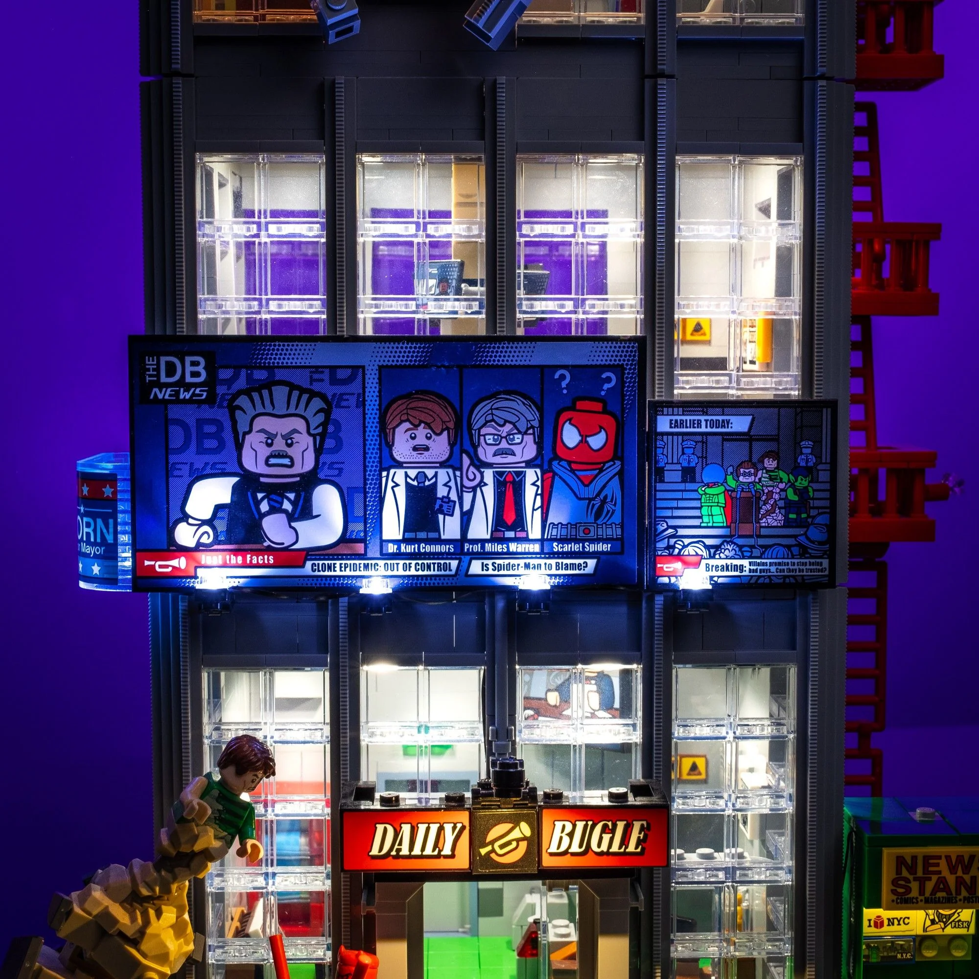 Light Kit for LEGO® Daily Bugle #76178 - Image 16