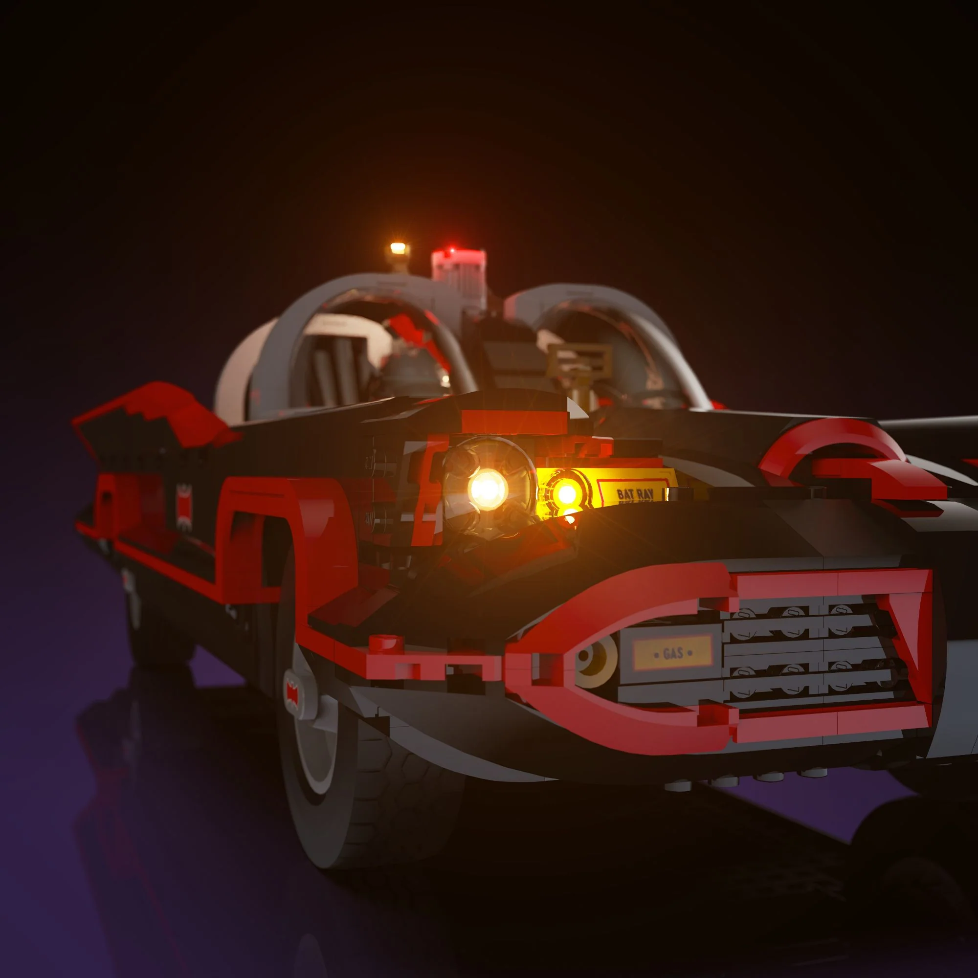 Light Kit for LEGO® DC: Batman The Classic TV Series Batmobile #76328 - Image 10