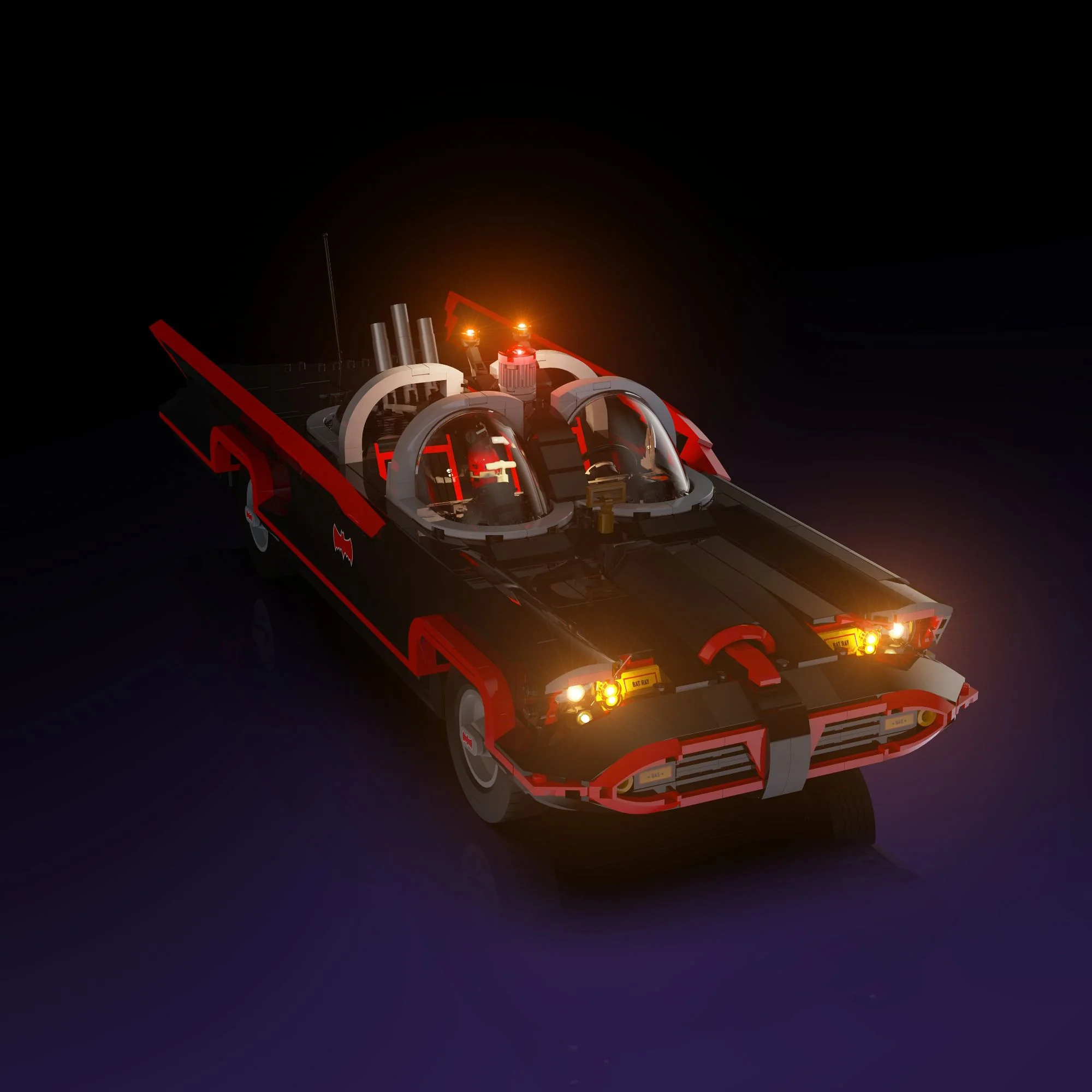 Light Kit for LEGO® DC: Batman The Classic TV Series Batmobile #76328 - Image 6