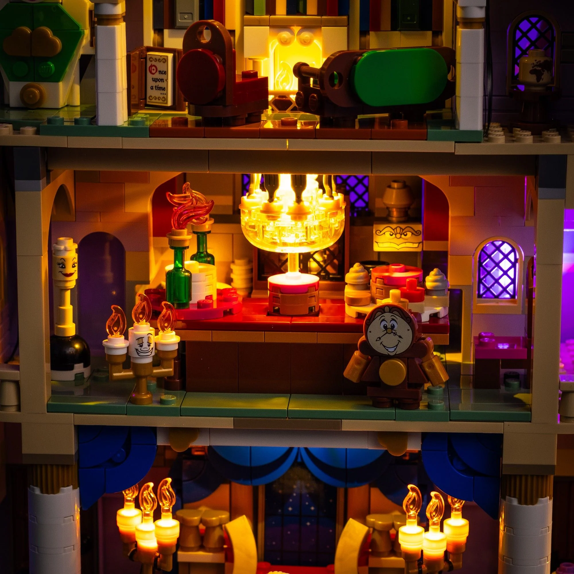 Light Kit for LEGO® Disney Beauty and the Beast Castle #43263 - Image 16
