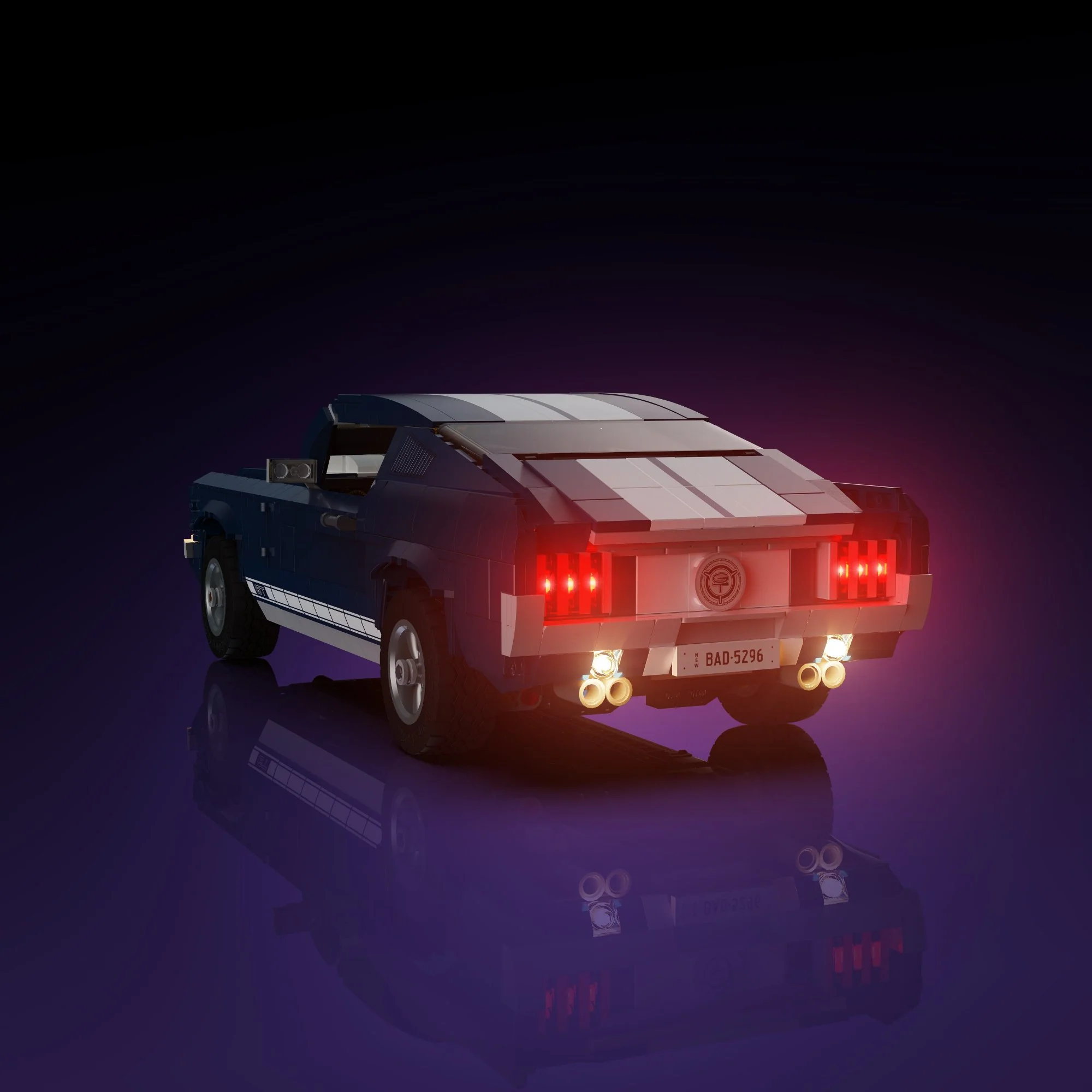 Light Kit for LEGO® Ford Mustang #10265 - Image 3