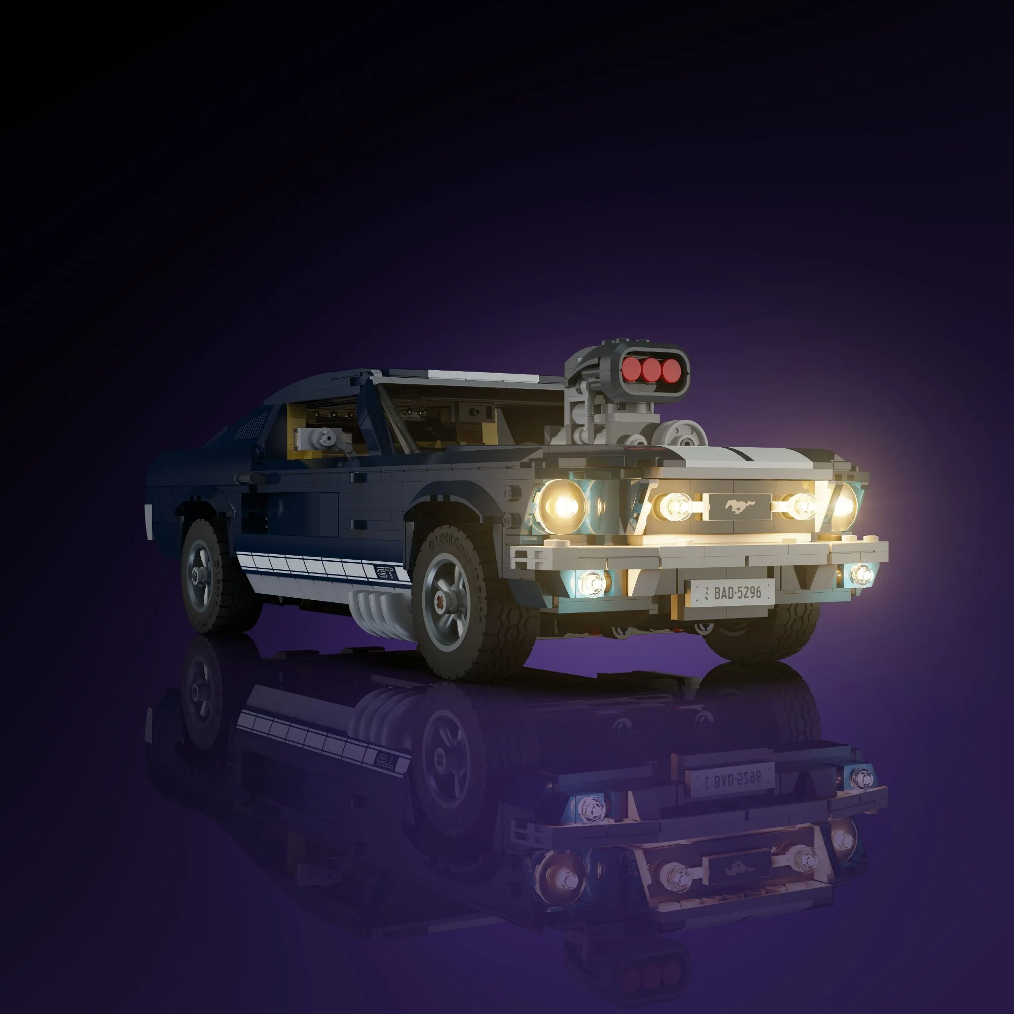 Light Kit for LEGO® Ford Mustang #10265 - Image 5
