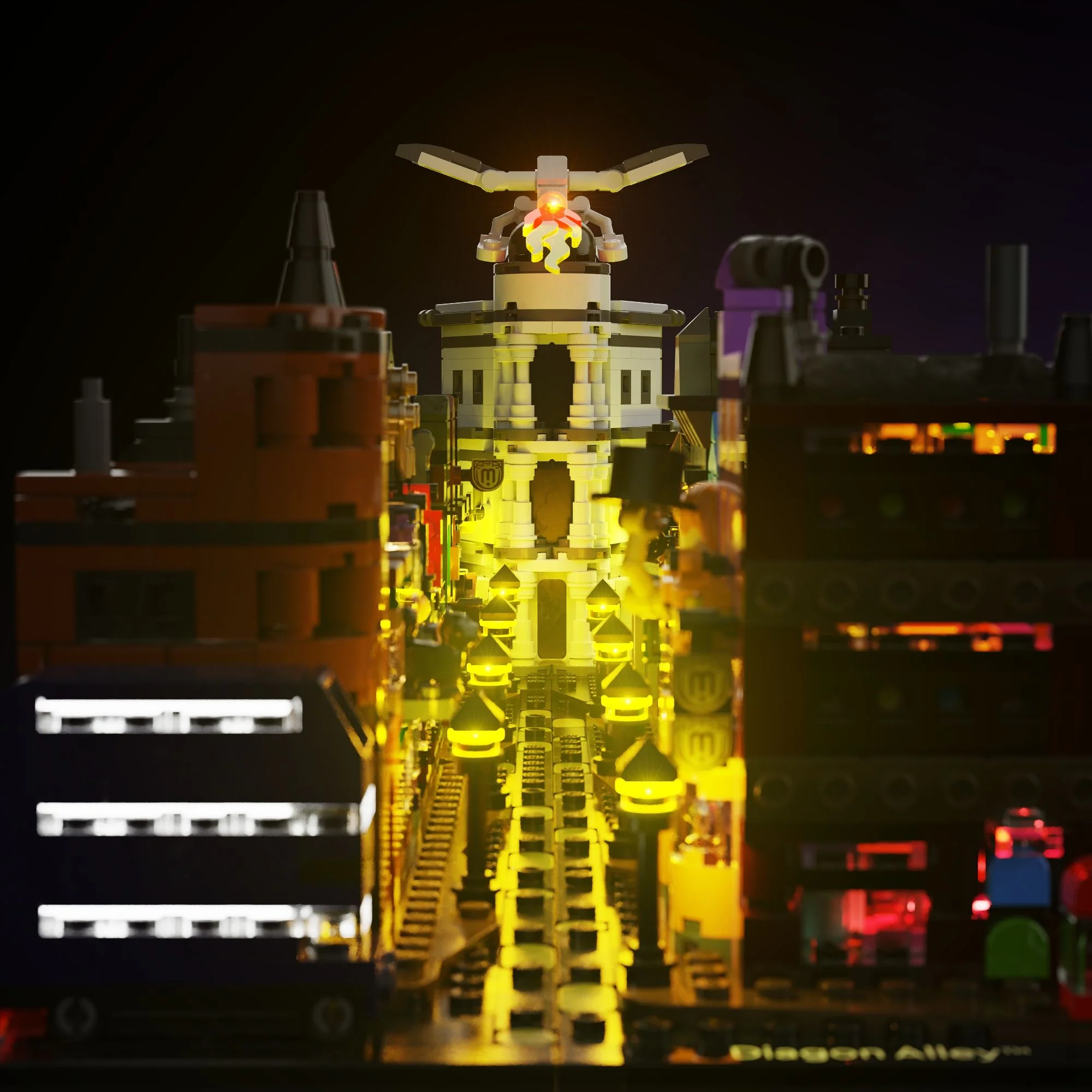 Light Kit for LEGO® Harry Potter Diagon Alley Wizarding Shops #76444 - Image 11