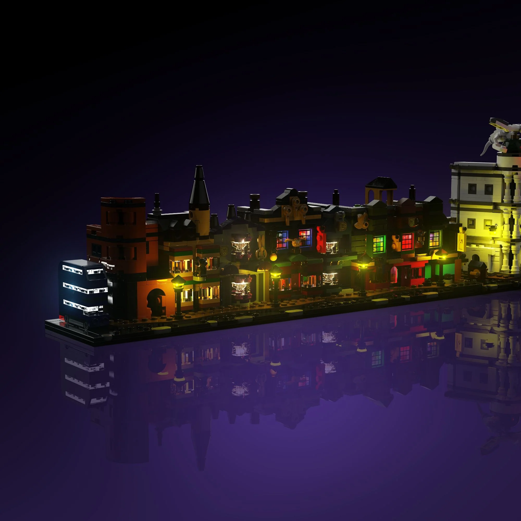 Light Kit for LEGO® Harry Potter Diagon Alley Wizarding Shops #76444 - Image 8
