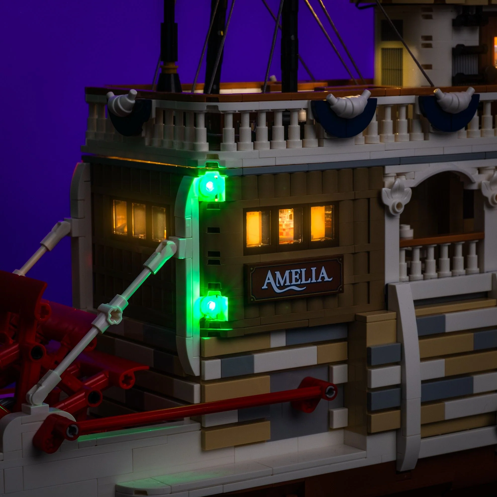 Light Kit for LEGO® River Steamboat #21356 - Image 8