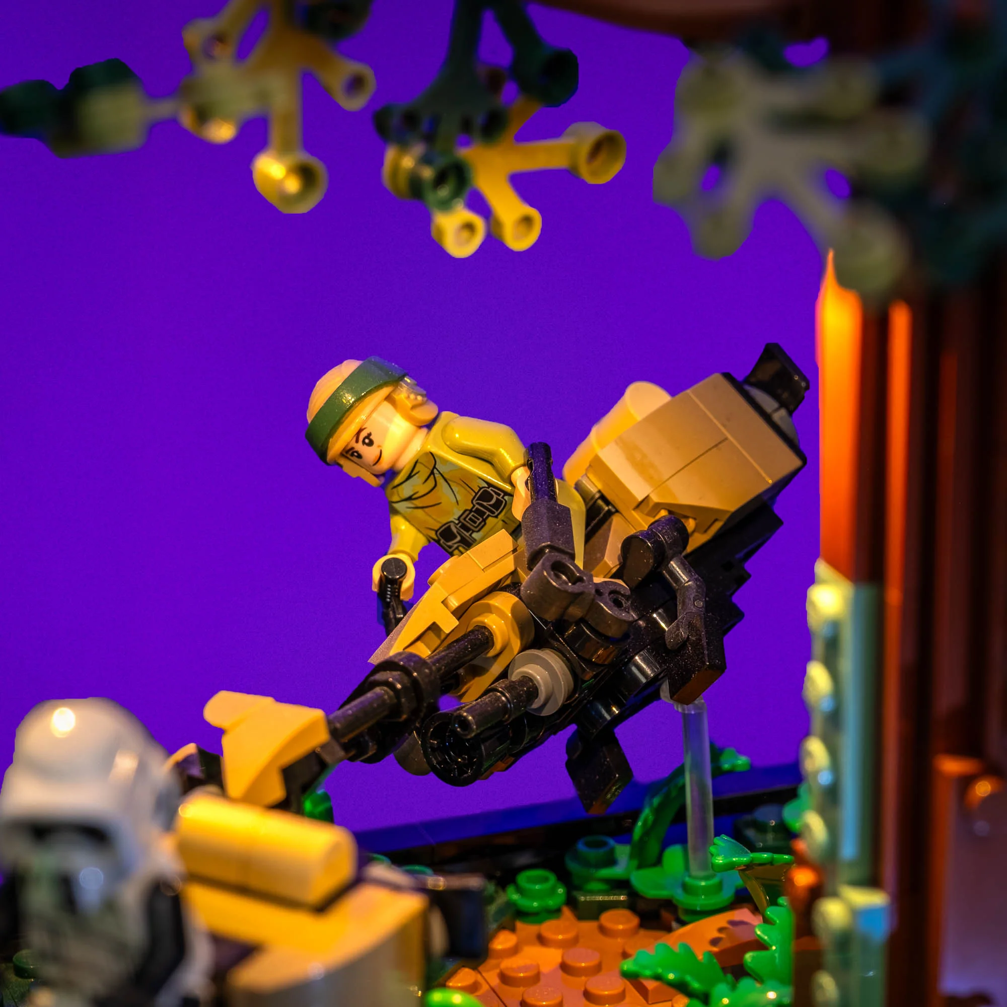 Light Kit for LEGO® Star Wars Endor Speeder Chase Diorama #75353 - Image 5