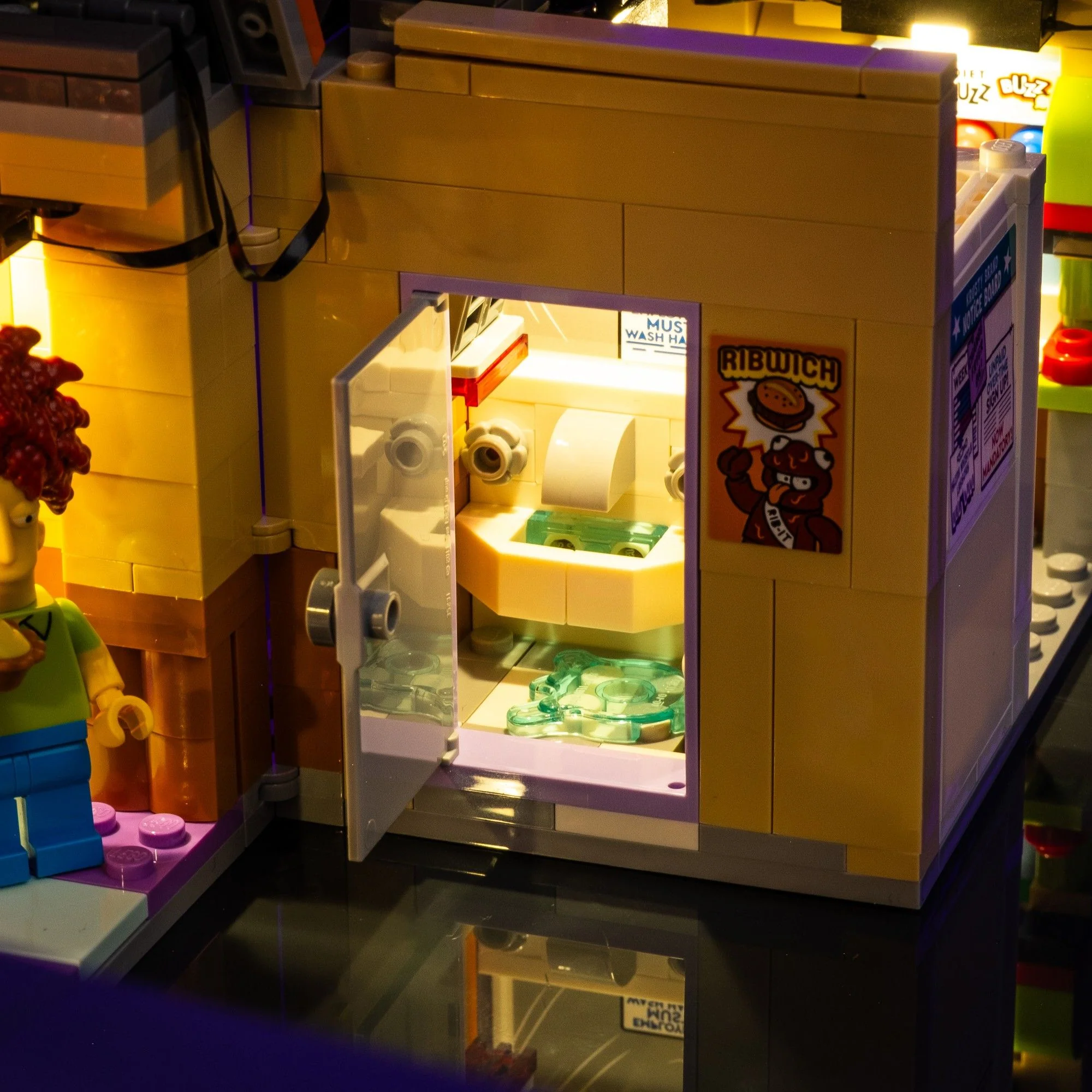Light Kit for LEGO® The Simpsons™: Krusty Burger #10352 - Image 11