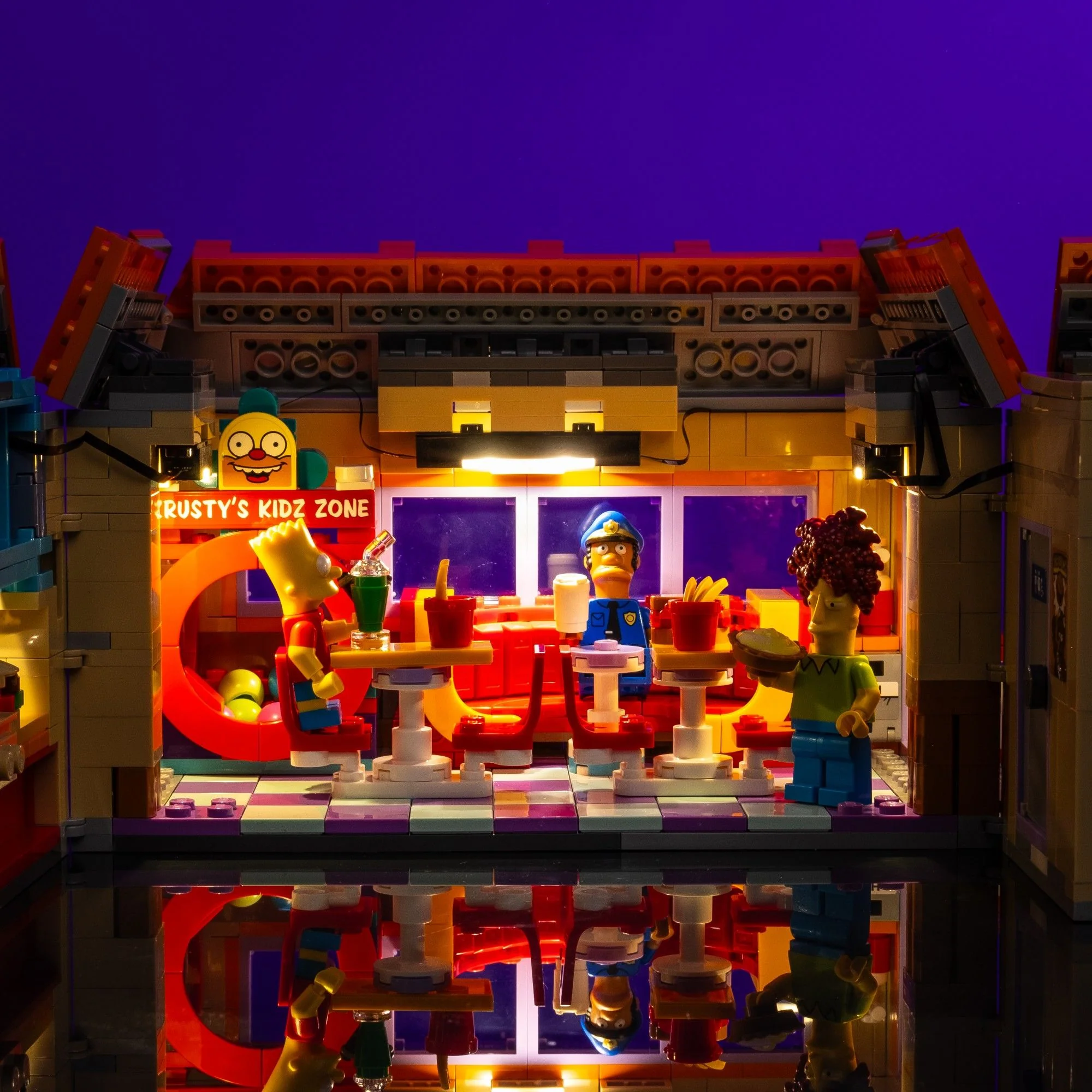 Light Kit for LEGO® The Simpsons™: Krusty Burger #10352 - Image 9